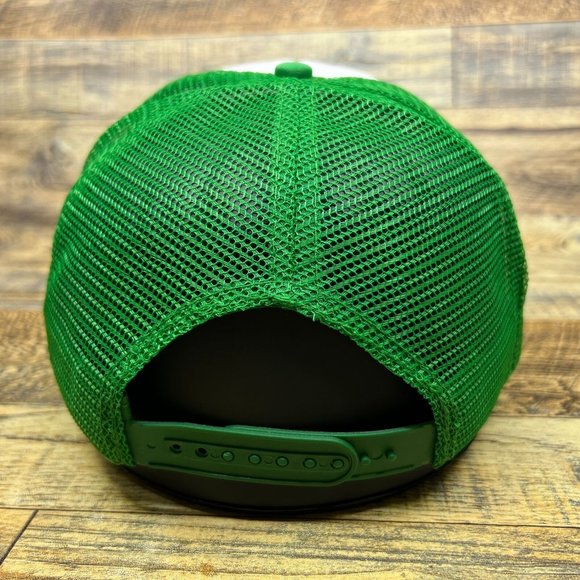 Little Nero's Pizza Mens Trucker Hat Green Snapback Home Alone 90s Christmas Cap - Picture 5 of 8